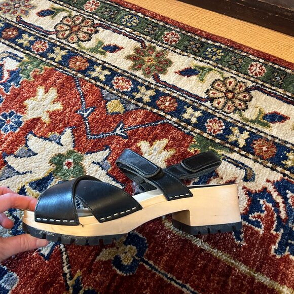 Swedish Hasbeens Tracta Velcro Sandal - Picture 7 of 7